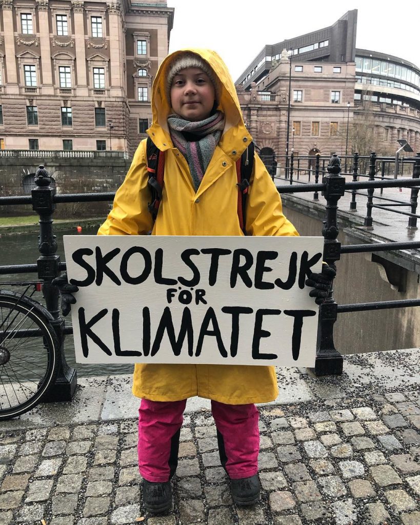 Greta Thunberg protest